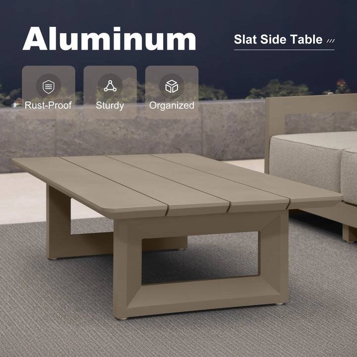 PURPLE LEAF Caesar Khaki Sofas Sectionals 4-18 Piece with 9.6" Thick Cushion for Yard Porch Deck Outdoor Patio Conversation Sets