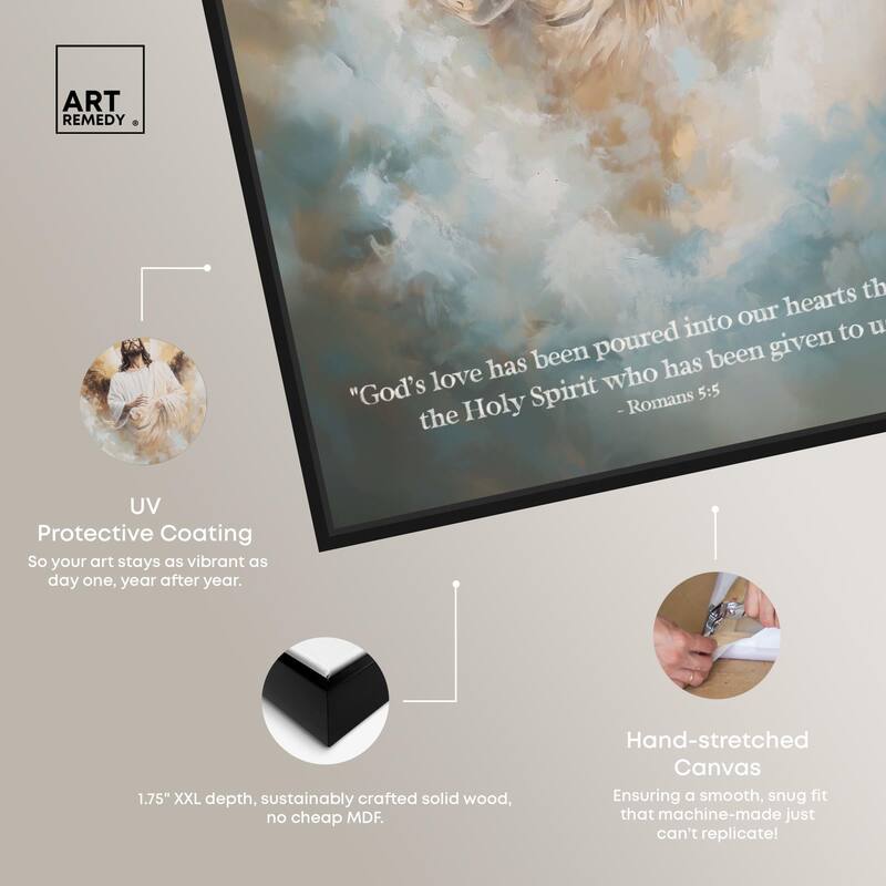 His Love Canvas by Art Remedy