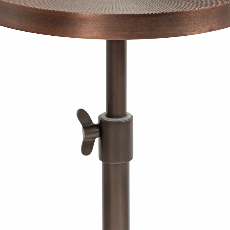 Kate and Laurel Engles Metal Table and Plant Stand