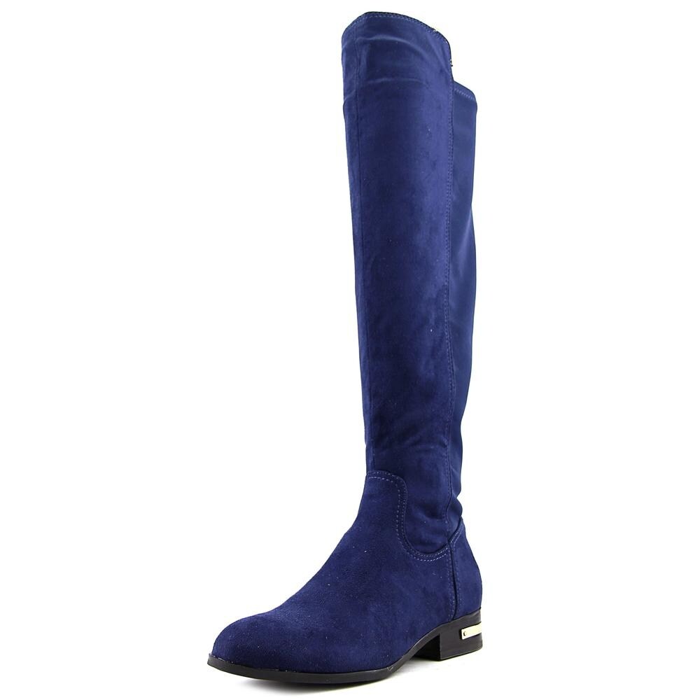 marc fisher blue suede boots