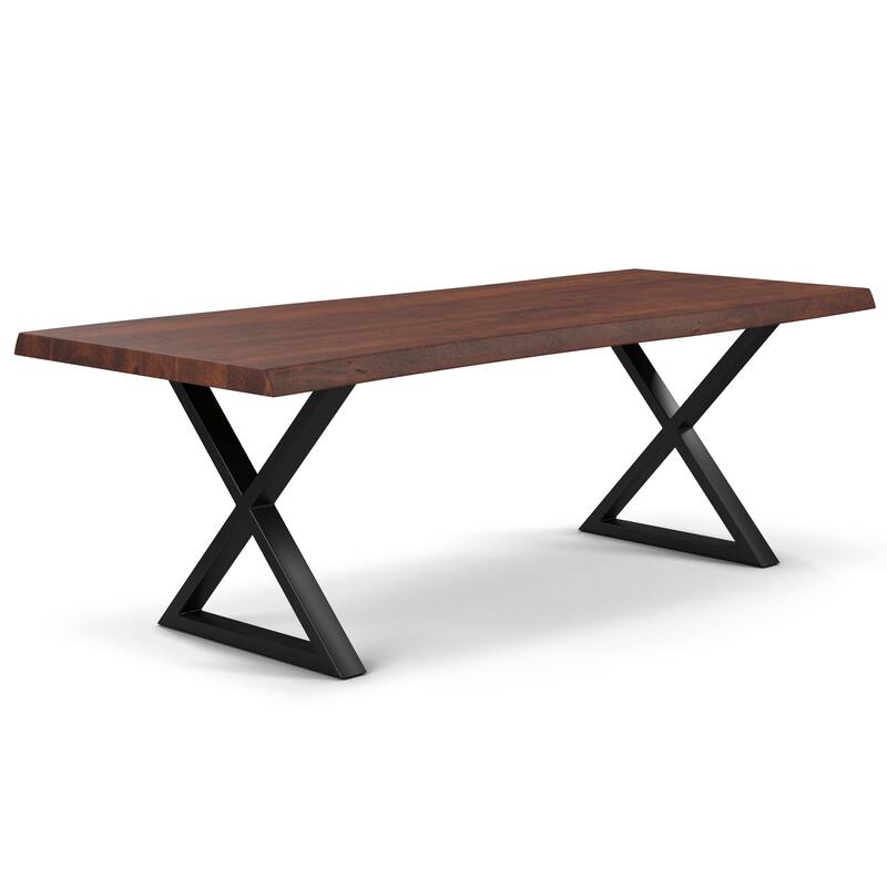 Urbia Brooks Solid Acacia Dining Table - X Base