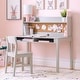 preview thumbnail 6 of 8, Martha Stewart Living and Learning Collection Kids’ Desk with Hutch and Chair Grey