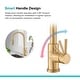 preview thumbnail 13 of 16, BATHLET Single Handle High Arc Pull Out Kitchen Faucet with Pull Down Sprayer