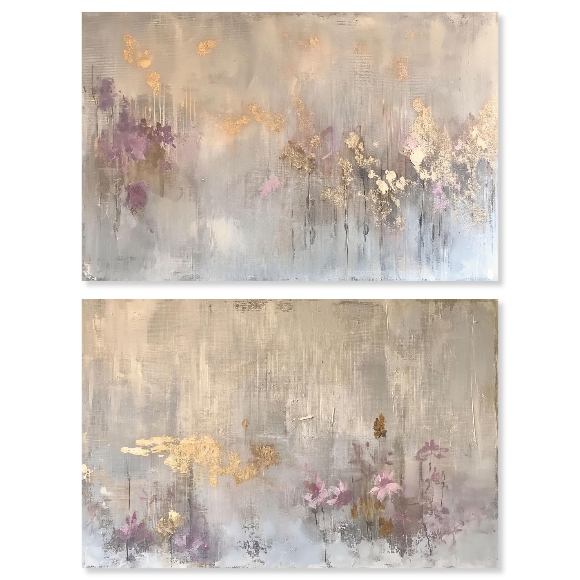 Sienna Gilded Set Canvas Set of 2 by Art Remedy, Gallery Wrapped