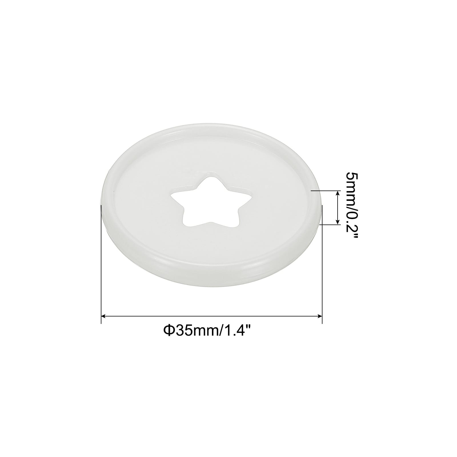 Plastic Book Binding Discs Expansion Discs for DIY Notebook Planner