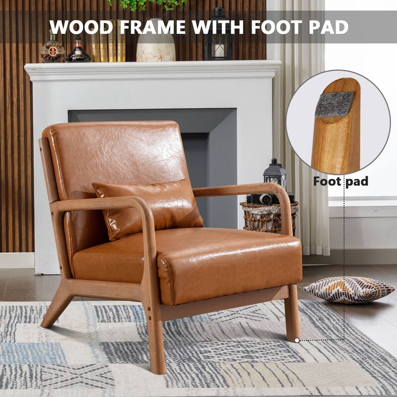 Aston Modern Solid wood Accent Chair for Living Room