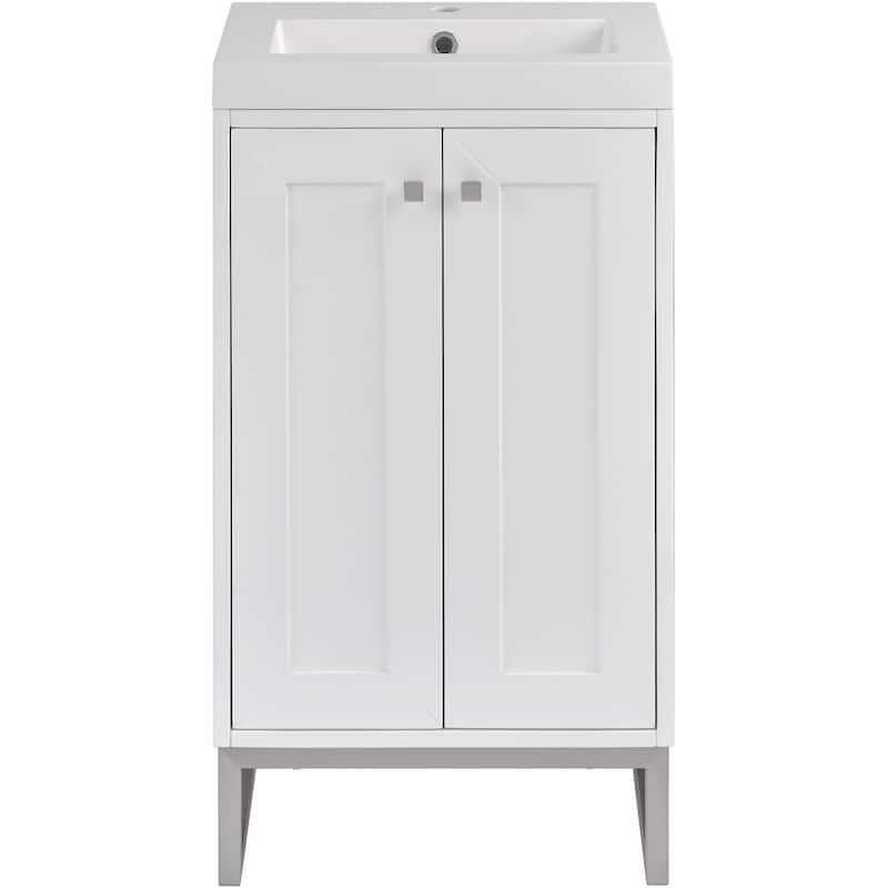 James Martin Vanities 533V20BNKWG Chianti 20" Free Standing Single - Glossy White
