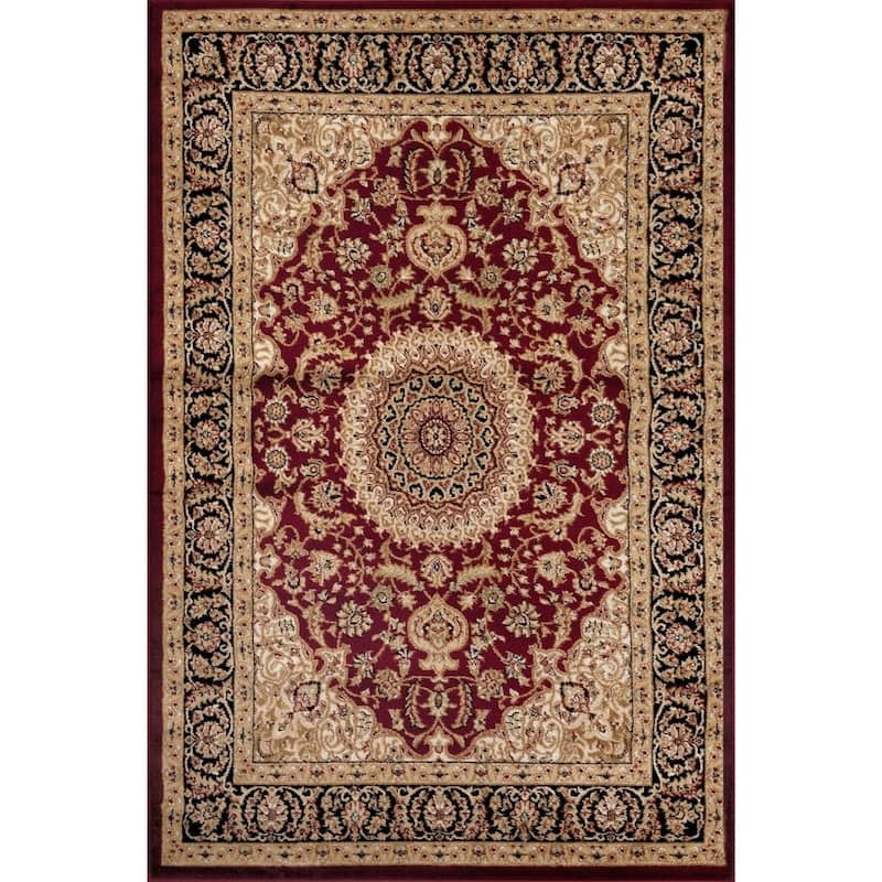 World Rug Gallery Traditional Oriental Medallion Area Rug