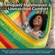 preview thumbnail 13 of 20, Sunnydaze Mayan Outdoor Hammock - Family Size - Handwove