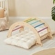 preview thumbnail 9 of 8, Tiny Land® Thick Padded Play Cushion - Arch Not Included - White