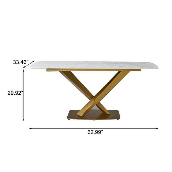 Sintered stone dining table - Bed Bath & Beyond - 35899983