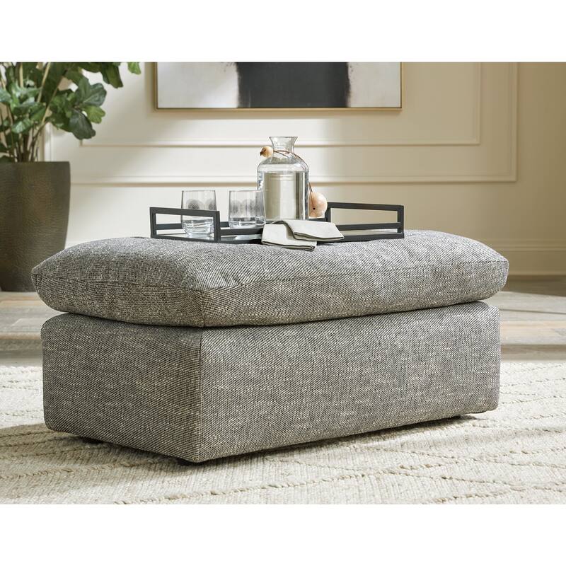 Signature Design by Ashley Dramatic Gray Ottoman
