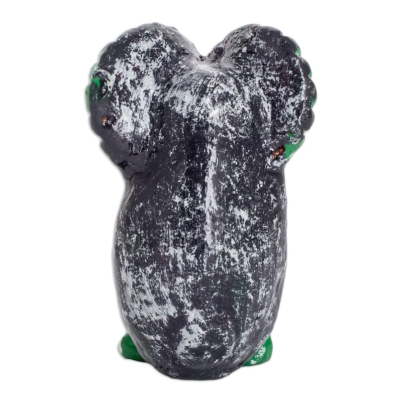 Novica Handmade Wise Tecolote Ceramic Figurine