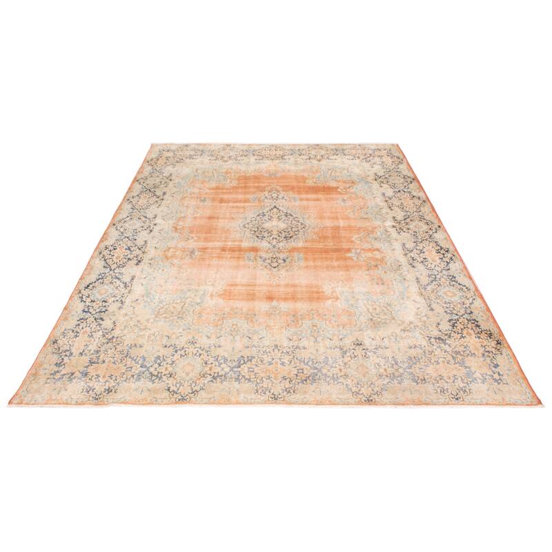 ECARPETGALLERY Hand-knotted Antalya Vintage Copper Wool Rug - 9'9 x 13'2