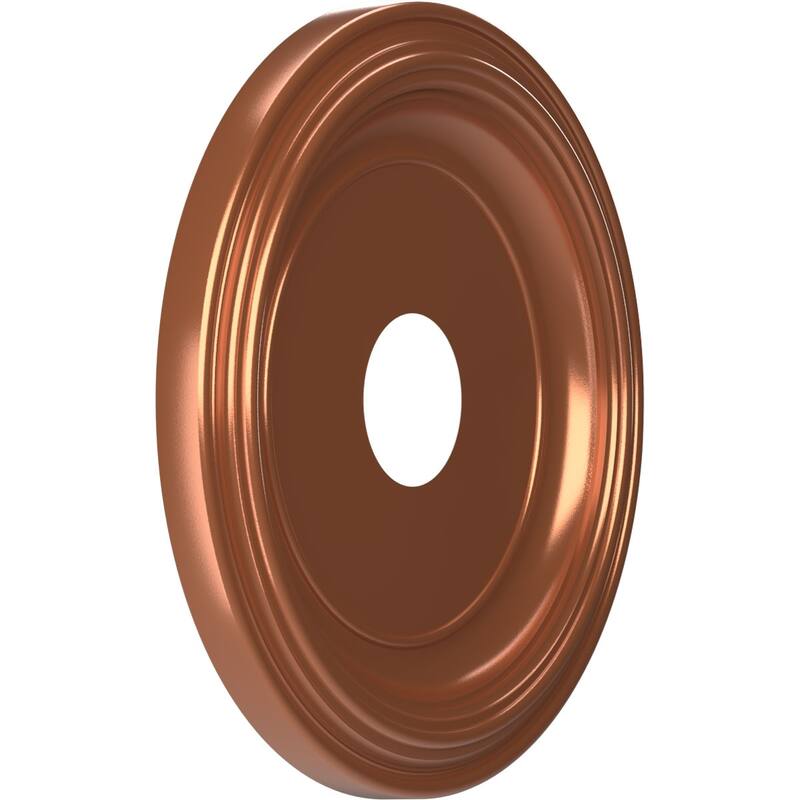 3 1/2" Inside Diameter - Traditional Thermoformed PVC Ceiling Medallion