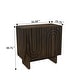 preview thumbnail 3 of 6, Clihome Furniture Wood 2-Door Accent Cabinet