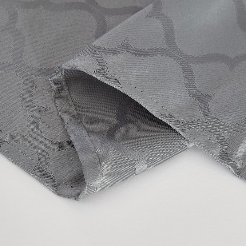 HLC.me Modena Lattice Fabric Tablecloth, Jacquard Fabric Table Cloth for Round Rectangle Table Advanced Water & Fade Resistance