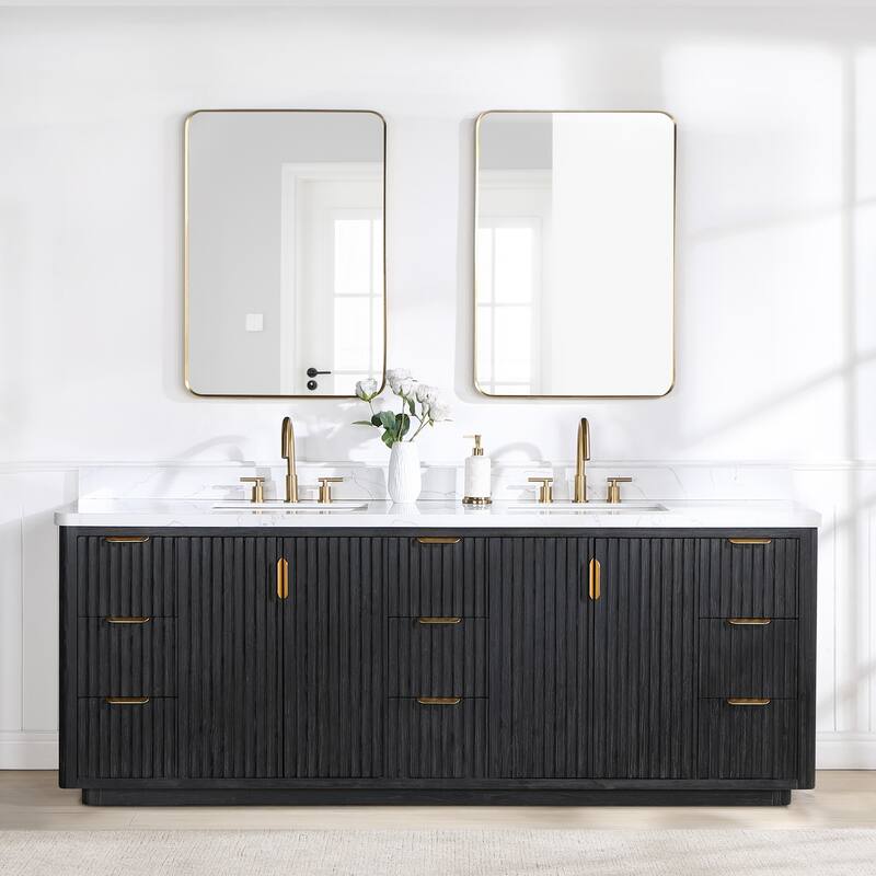Cadiz Bath Vanity with Composite Stone Top without Mirror