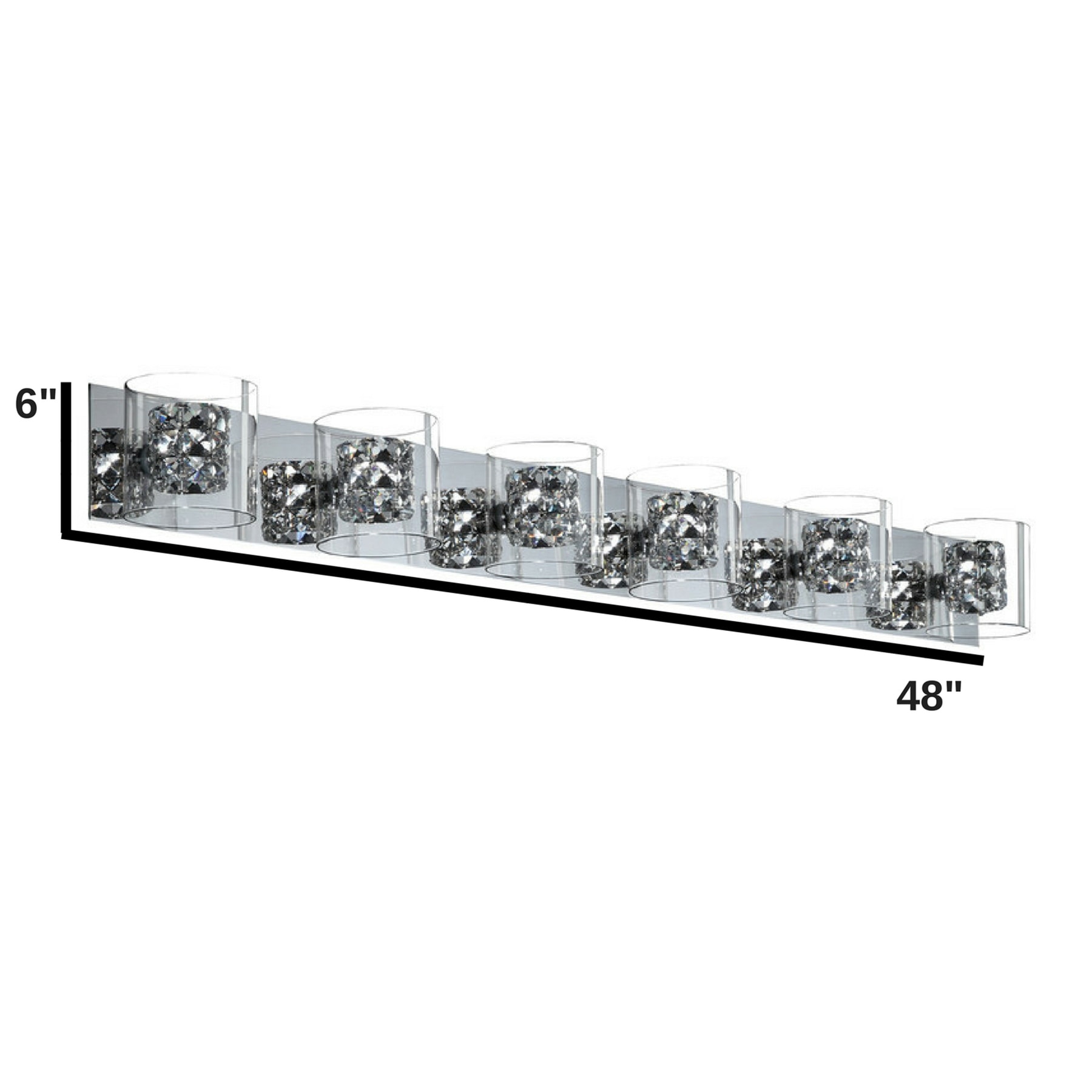 Six light vanity light deals