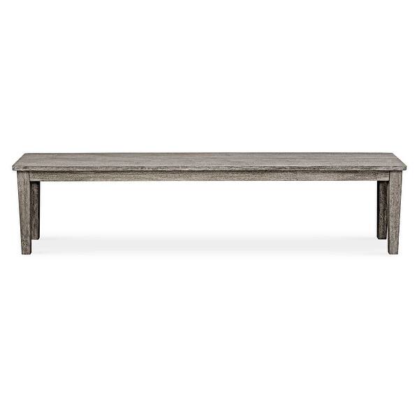 slide 2 of 10, Uttermost Forsyth Dark Gray Outdoor Bench