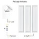 preview thumbnail 7 of 6, Wallniture Philly 31.5" Floating Shelves for Nursery Decor, White Bookshelf (Set of 3)