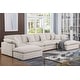 preview thumbnail 1 of 40, 6 - Piece Chenille Sectional Beige
