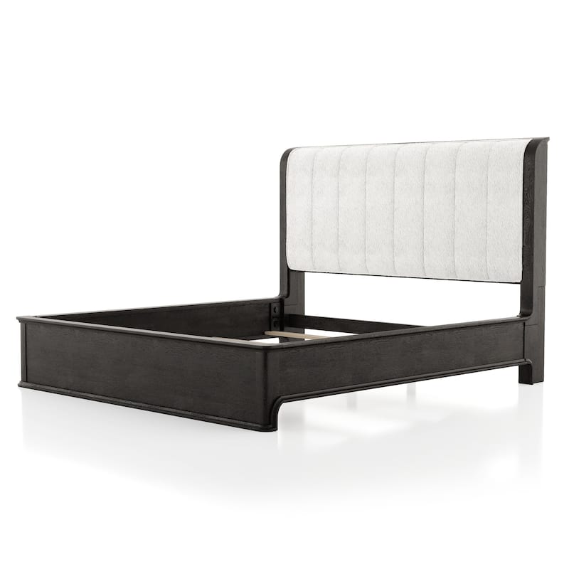 Furniture of America Addeso Modern Padded Wingback Panel Bed