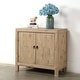 preview thumbnail 4 of 6, Two Doors Cabient Weathered Natural 39x18x35H - 54 x 84