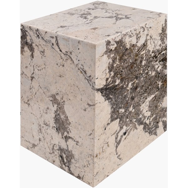 slide 2 of 10, Galey Alix x Livabliss Taryn End Table Cream/Grey