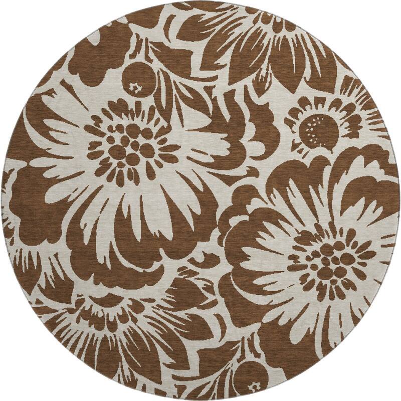 Premium Washable Super Soft Modern Floral Mayfield Rug
