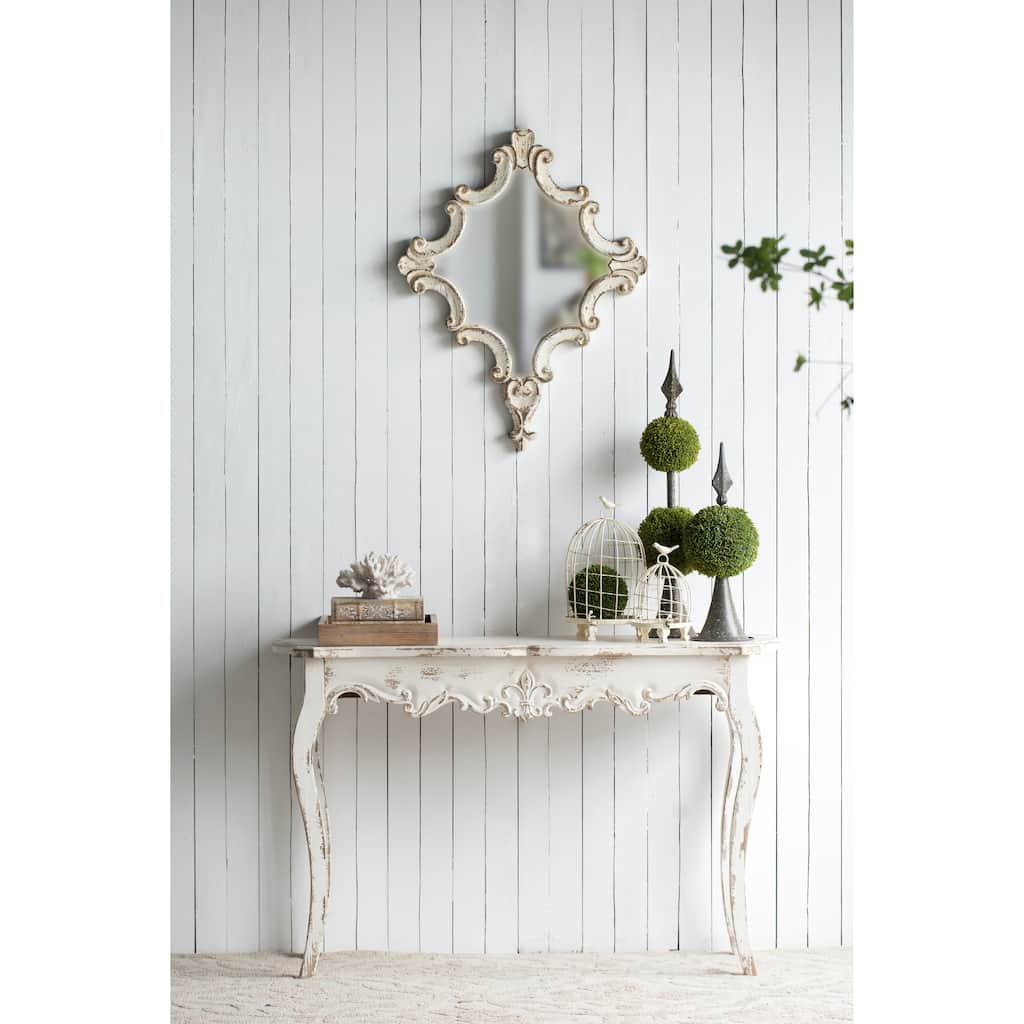 GDFStudio - Evelyn Slim Console Table - Graceful Entryway Accent with Classic Detailing - 48"