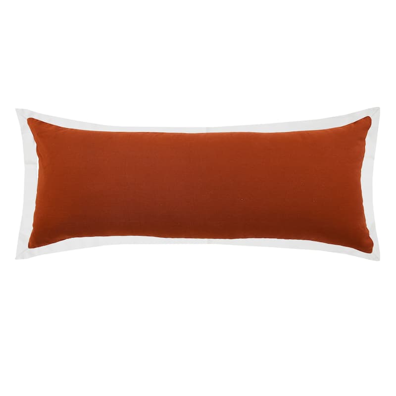 Sevita Bright Bordered Throw Pillow