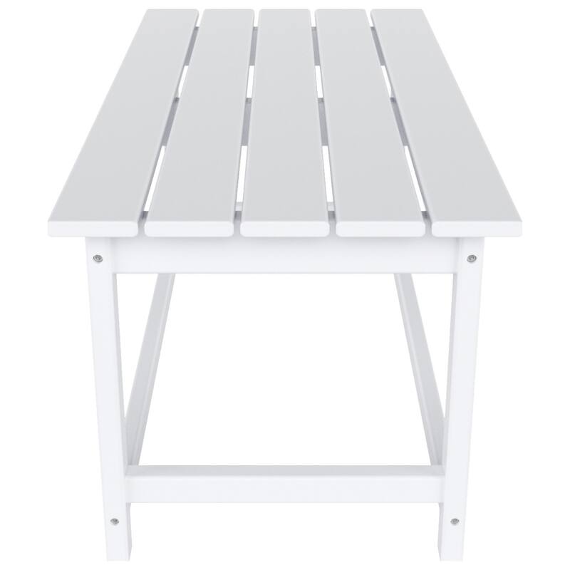 POLYTRENDS Laguna 36-inch Poly Eco-Friendly All Weather Coffee Table