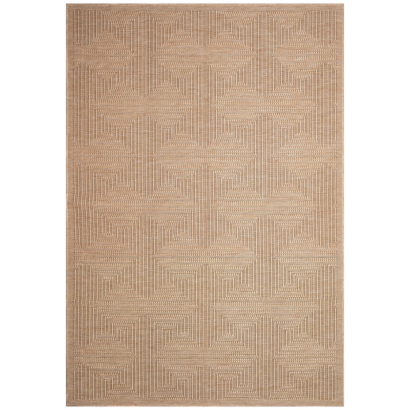 Liora Manne Soleil Maize Indoor/Outdoor Rug - 1'11" x 7'6" - Natural