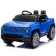 preview thumbnail 1 of 77, 12V Kids Chevrolet Silverado Electric Ride-On Car with Bluetooth, MP3, and Parental Control Blue