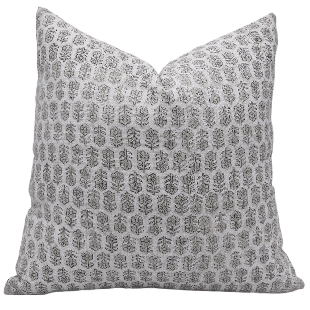 Fabdivine Linen Decorative Block print pillow Cover