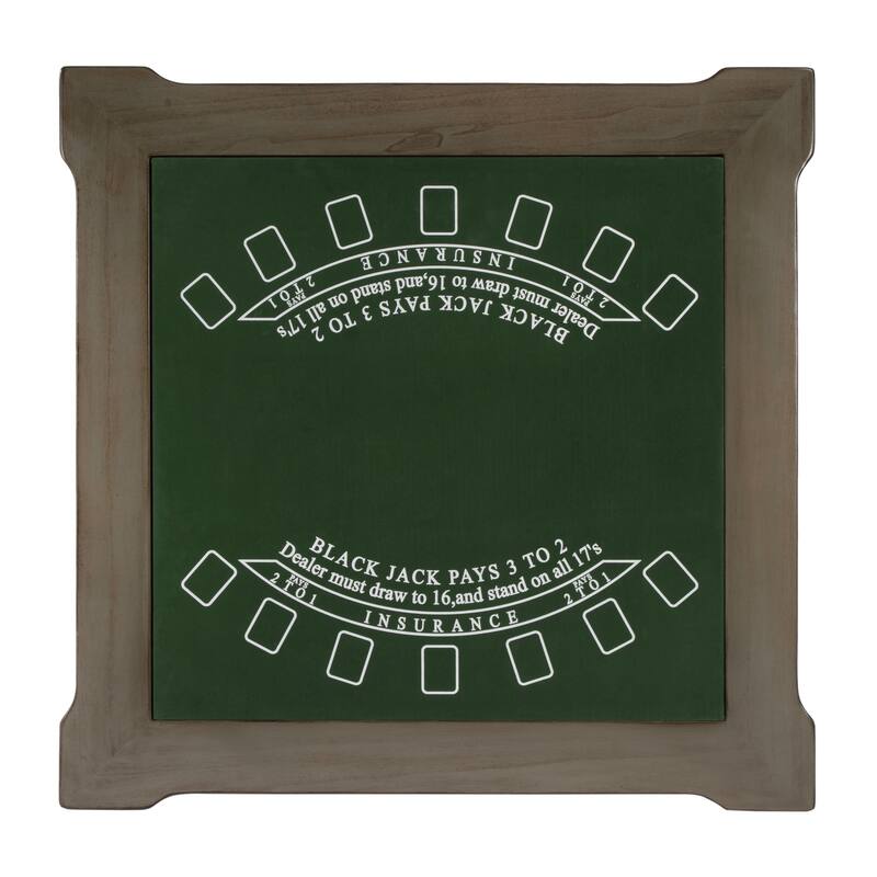 Butler Vincent Silver Satin Multi Game Table