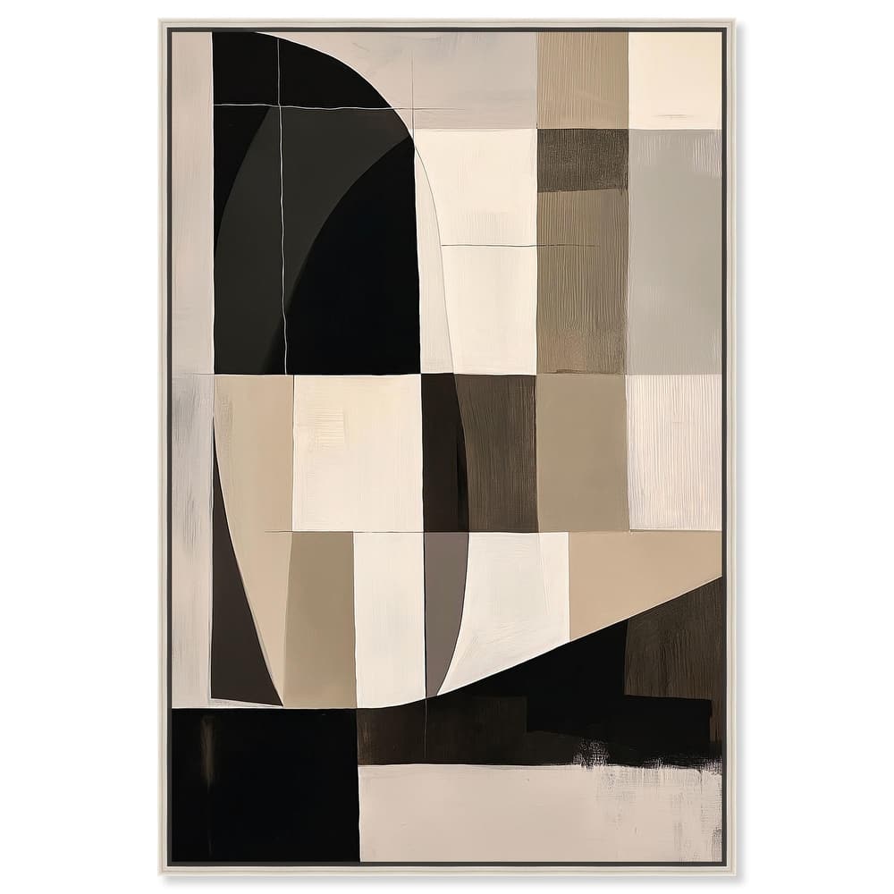 Modern Shapes II Canvas by Art Remedy