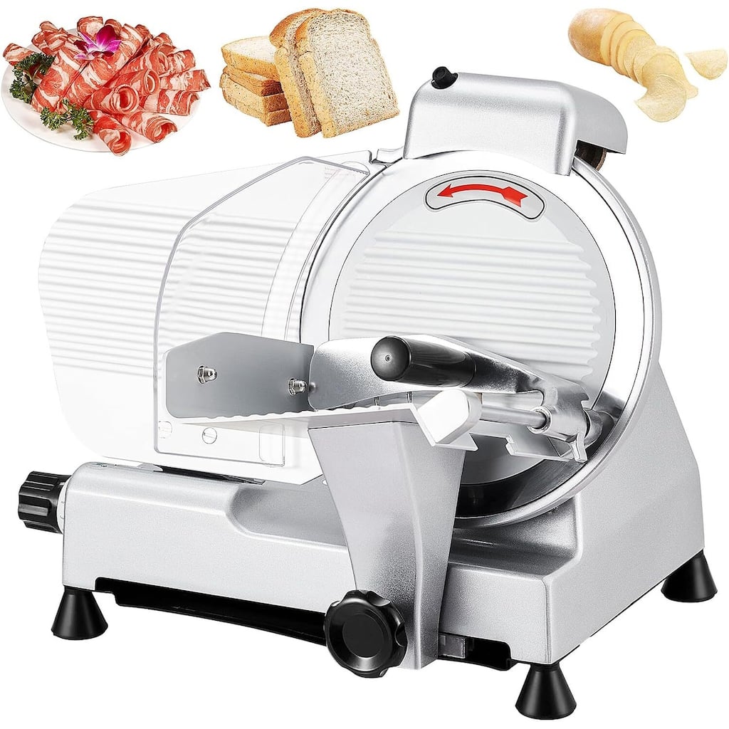 10 inch Electric Commercial Meat Slicer, Food Slicer 240W - 10 inch