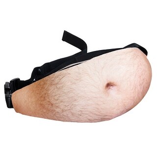 Shop Dad Bag Waist Fanny Pack - Funny Lifelike Beer Belly Dad Bod Bum Bag for Men - One size ...