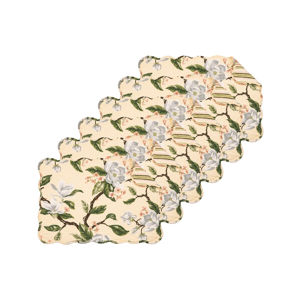 Esther Quilted Placemat Set 6