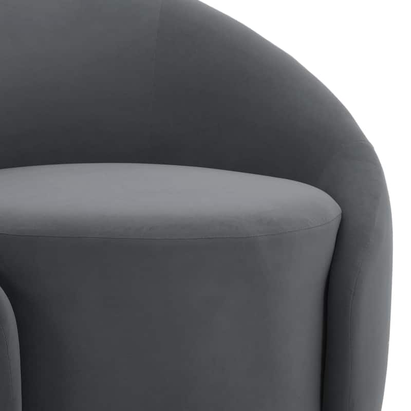 35" Wide 360-Degree Swivel Accent Barrel Chair