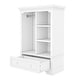 preview thumbnail 7 of 11, Open Children'S Wardrobe With A Hanging Rod And Open Shelves, One Large Drawer, Low Design Close To The Ground For Easy Access