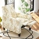 preview thumbnail 3 of 29, Darvis Floral Recliner Club Chair by Christopher Knight Home White&Orange