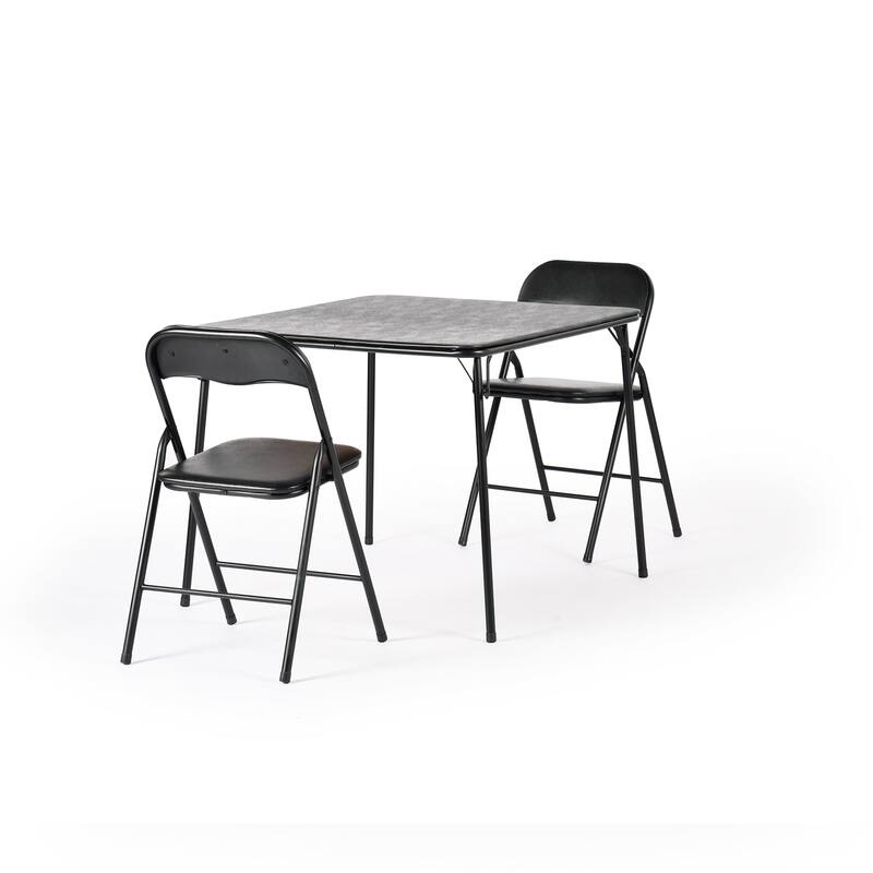 Homy Casa Black Folding Dining Set, for Kitchn, Pinic - BLK