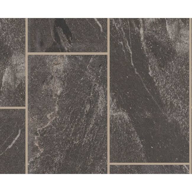 Shaw 481TS Lithic - 12" x 24" Rectangle Floor and Wall Tile - Polished - Black