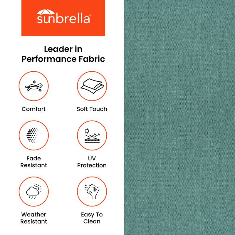 Sunbrella Outdoor Deep Seating Cushion - 25" W x 25.5" D x 5" H