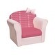 preview thumbnail 1 of 4, Original Kids Sofa with Armrest and Thick Cushion - 23" x 16.5" x 21.5" (L x W x H) Pink