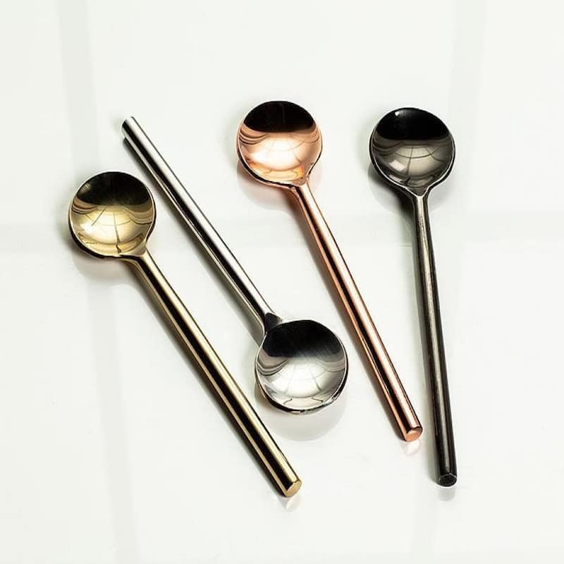 Modern Copper Plated Spoon