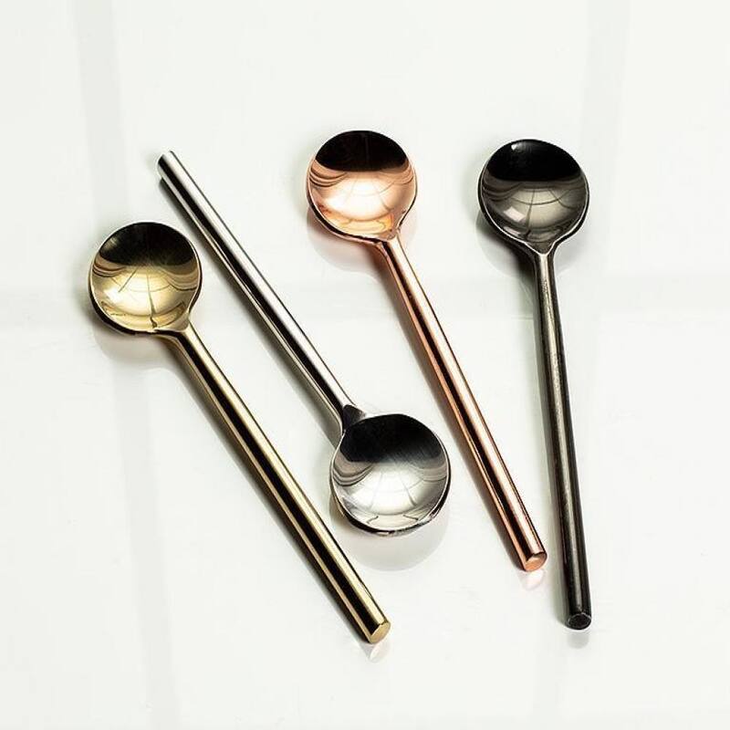 Modern Gold Plated Spoon